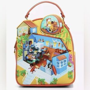 Our Universe Disney Lilo & Stitch Mini Backpack Isometric House Exclusive